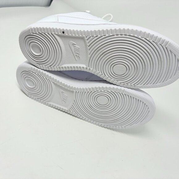 Nike Ebernon Low‎ Sneaker Shoe Triple White Size 7 - Picture 8 of 9
